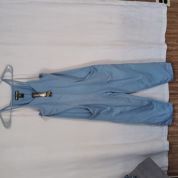Like an Angel Light Blue Jumpsuit Size Small - Picture 1 of 5